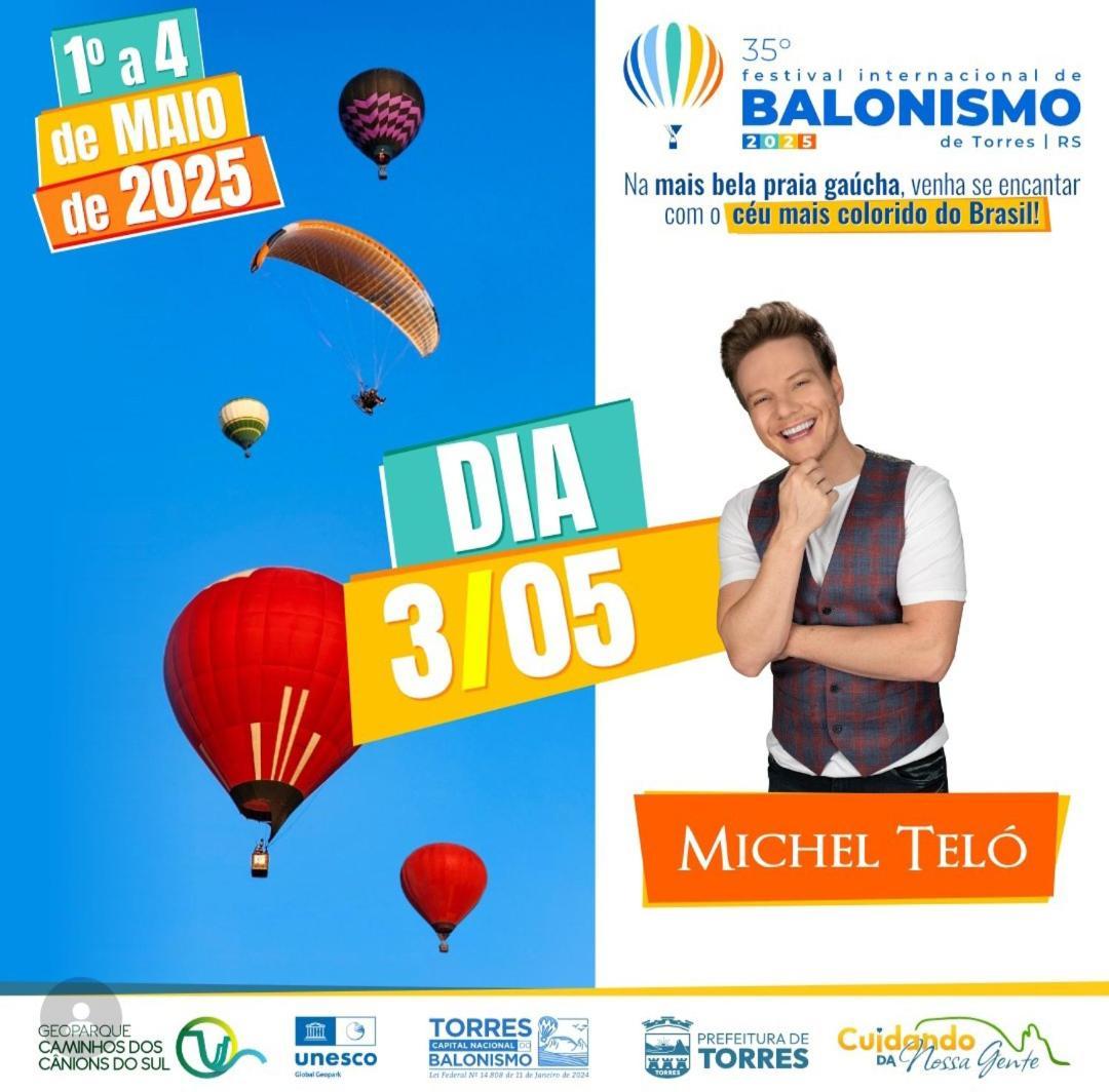 Kitnet S2 Em Torres-Rs - Na Mais Bela Praia Gaucha - Cozinha - Banheiro - Ar Condicionado - Tv Smart 32' - Wi-Fi - Estacionamento - Anfitria Superhost No Bnb エクステリア 写真